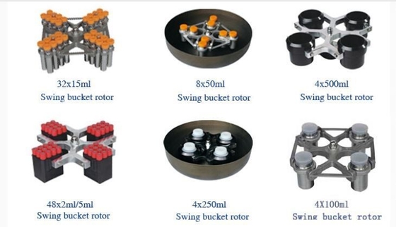 LED/LCD-scherm 6×500 ml Centrifuge gebruikt in de farmaceutische industrie