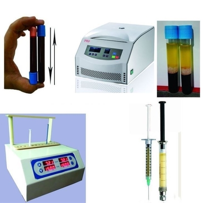 6/8x15 ml draagbare PRP-centrifuge 0-4000 rpm Voor cosmetische chirurgie ziekenhuizen
