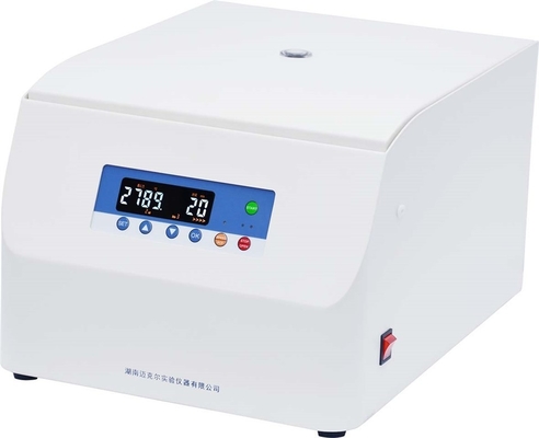 4x100 ml lage snelheid benchtopcentrifuge met hoek en swing rotoren