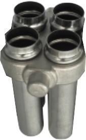 4x100 ml lage snelheid benchtopcentrifuge met hoek en swing rotoren