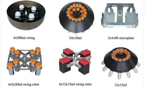 6000 r/min. Medicijncentrifuge met microprocessorbesturing
