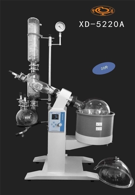 20 liter roterende verdamper 20l Rotovap 3.6L/min Automatische lift 0-190mm
