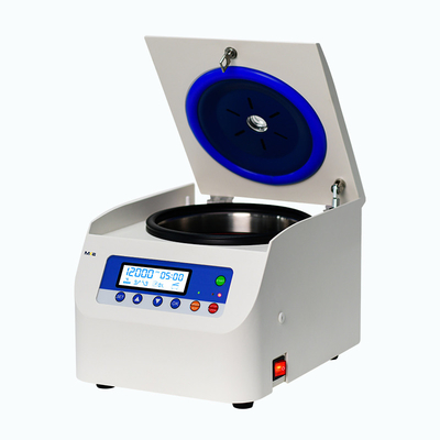 Tijdinstelbare micro-centrifuge met hoge snelheid met hoekrotor en borstelloze gelijkstroommotor